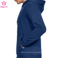 Athletic Slim Plain Polyester Hoodies